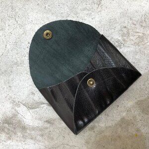 Handmade leather card holder